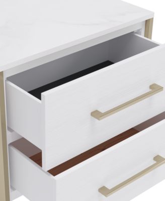 26" Emila 2-Drawer Nightstand