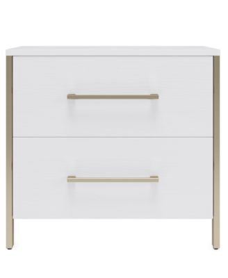 Emila 3-Pc. King Bed Set Upholstered King Bed, 2-Drawer Nightstand and Dresser