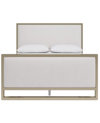 Emila 3-Pc. Upholstered King Bedroom Set Bed, 2-Drawer Nightstand and Chest