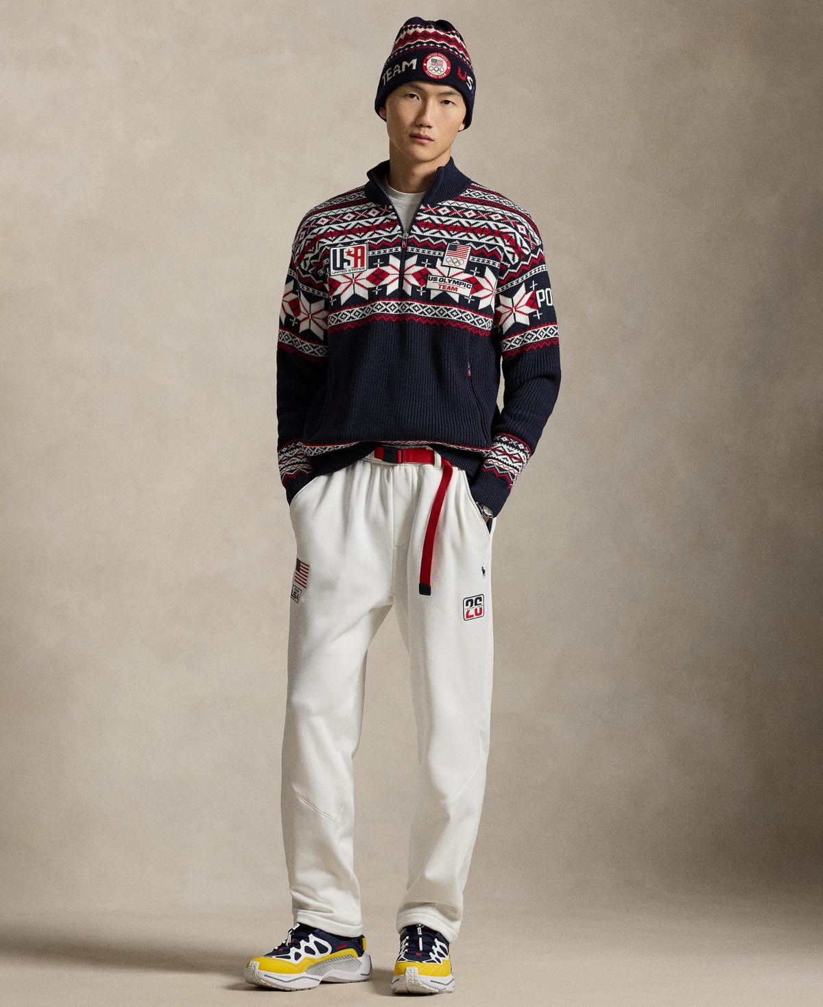 Polo Ralph Lauren Men's Winter Quarter-Zip Sweater