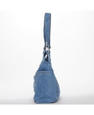 Women's Denim Shoulder Tote Bag Hobo Bag Casual Everyday Purse