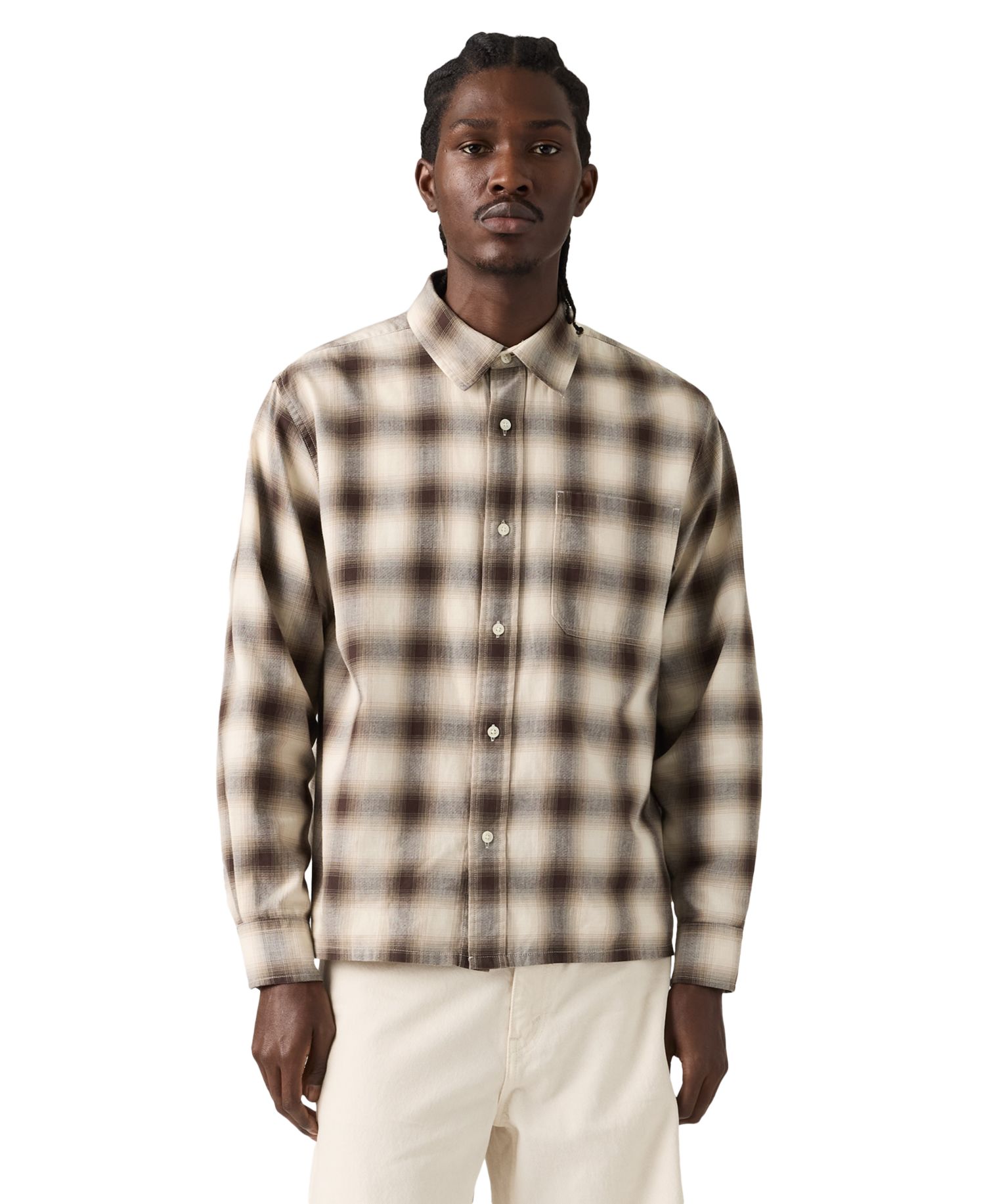Men's Duboce Boxy Regular-Fit Overshirt