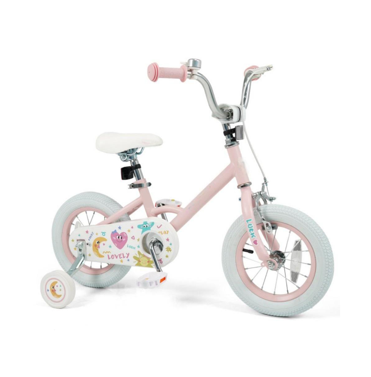 Hongge Inch Kids Bike with Adjustable Training Wheels