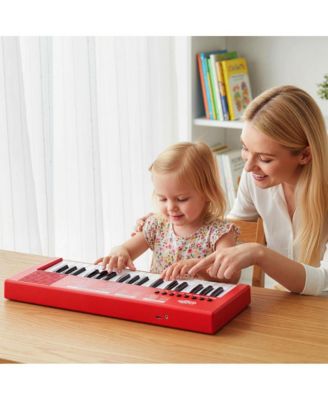 37 Key Kids Piano Keyboard with Rhythms and Microphone