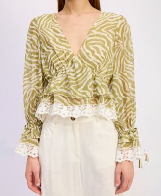 Women's V-Neck Pull-On Top