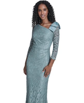 Petite Side Tuck Sheath Gown