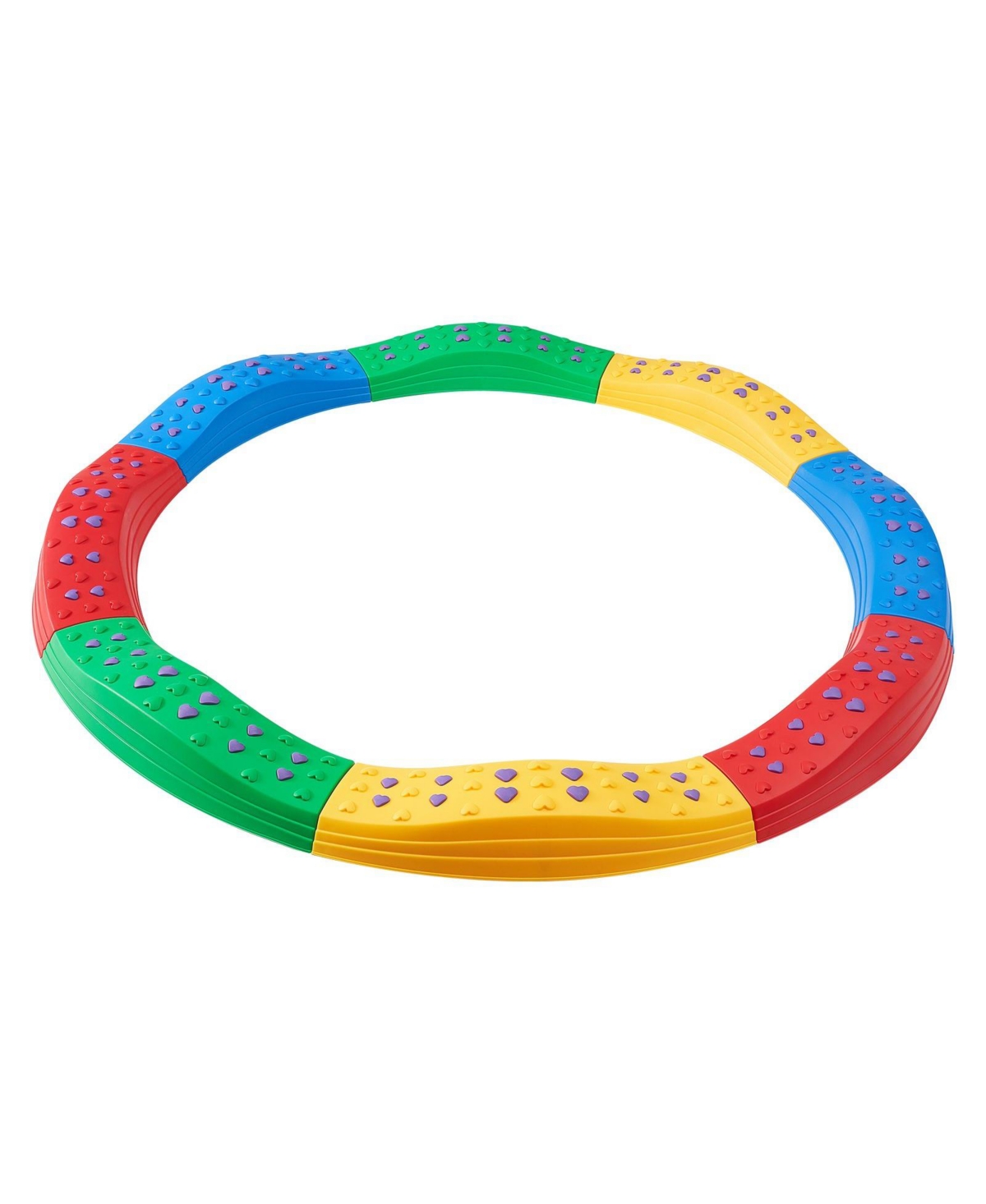 Hongge Kids Montessori Balance Beam Set with Non Slip Stepping Boards and Storage Bag