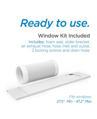 BLACK+DECKER, 12,000 BTU Cooling + 9,000 BTU Heating, Portable Air Conditioner with Remote Control