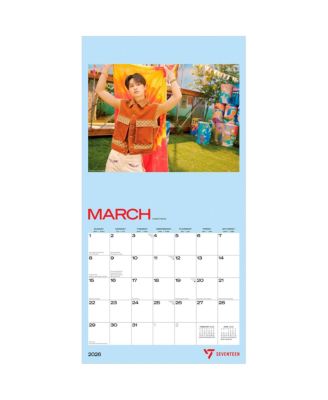 Seventeen OFFICIAL | 2026 12 x 24 Inch (Hanging) Monthly Square Wall Calendar | Plastic-Free