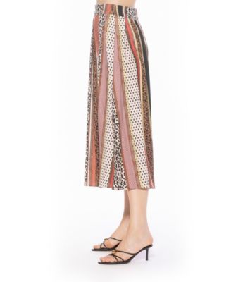 Women's Oren Long Pleated Midi Skirt