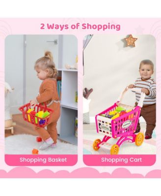 Kids Supermarket Playset with 76 Piece Grocery Accessories