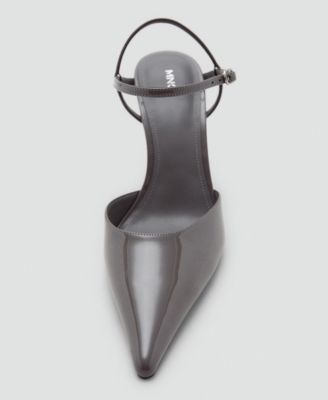 Women's Patent Leather Effect Heel Shoes