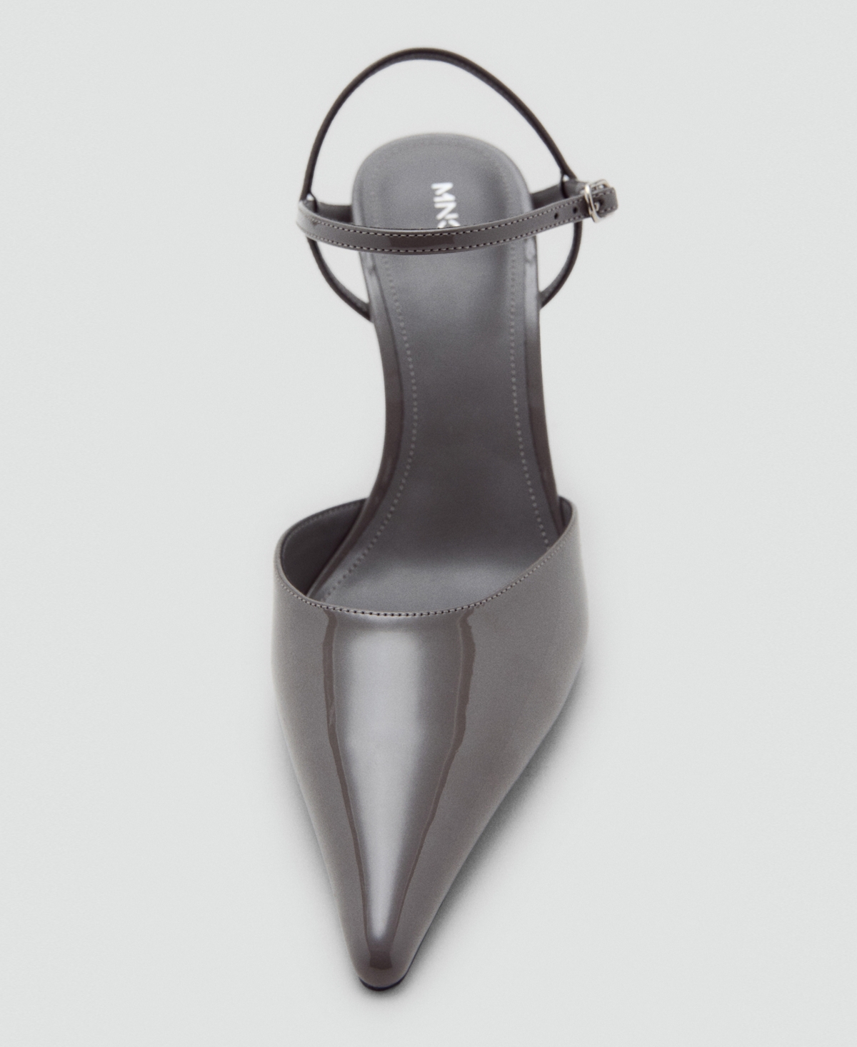 Mango Women's Patent Leather Effect Heel Shoes