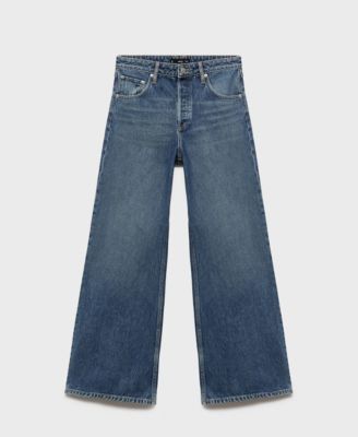 Women's High-Waisted Wide-Leg Jeans