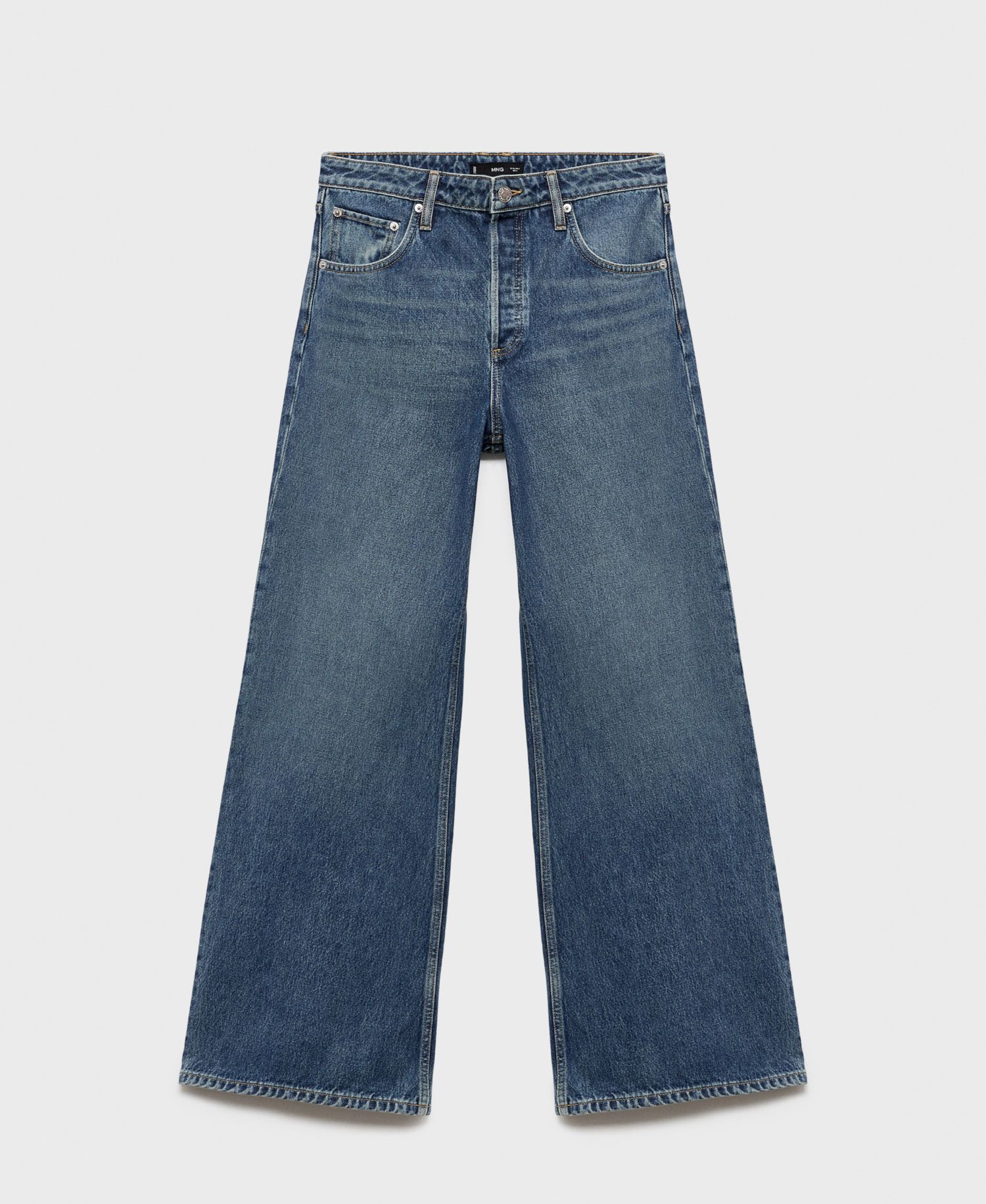 Women's High-Waisted Wide-Leg Jeans
