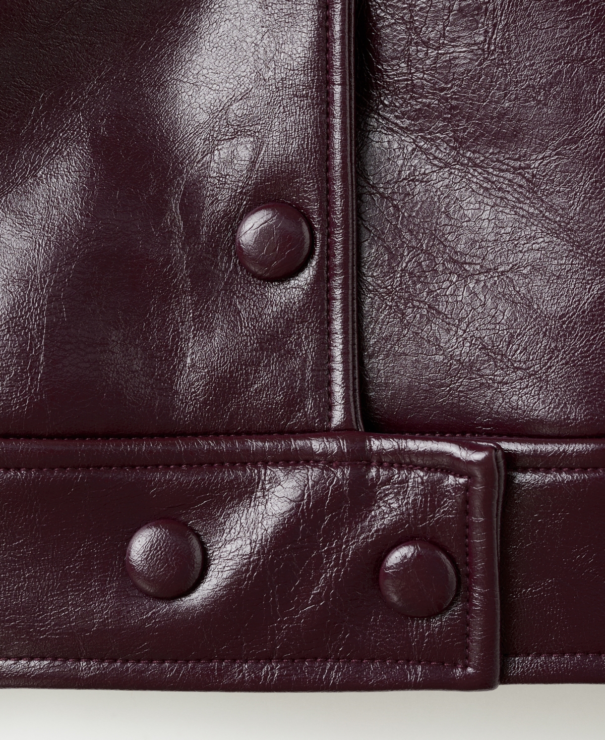 Mango Women's Fur-Effect Collar Faux-Leather Jacket