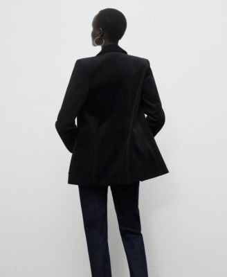 Women's Pockets Velveteen Jacket