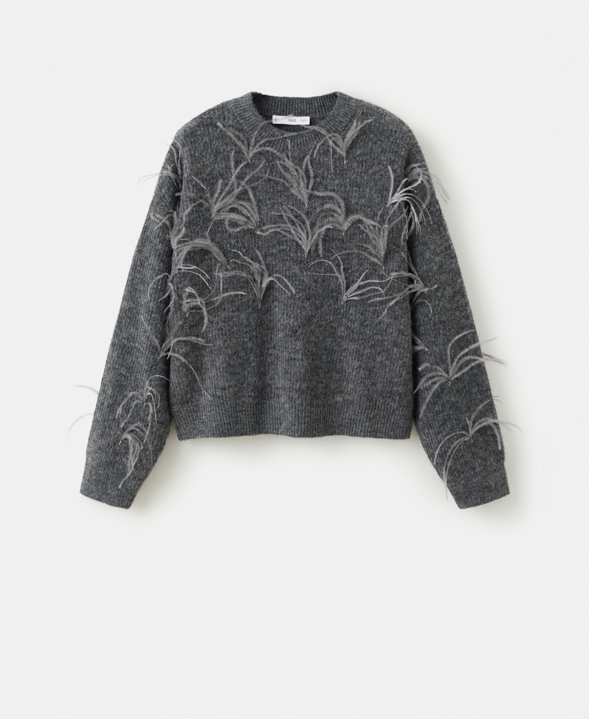 Mango Women's Feathers Knitted Sweater