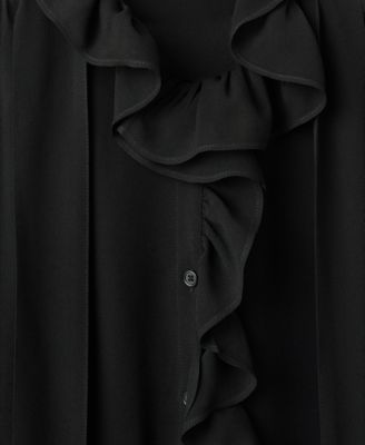 Women's Ruffled Scarf Blouse