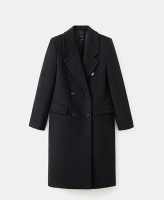 Women's Double-Breasted Wool Coat