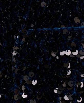 Women's Sequins And Bow Velvet Jacket