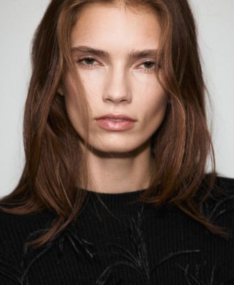 Women's Feathers Knitted Sweater