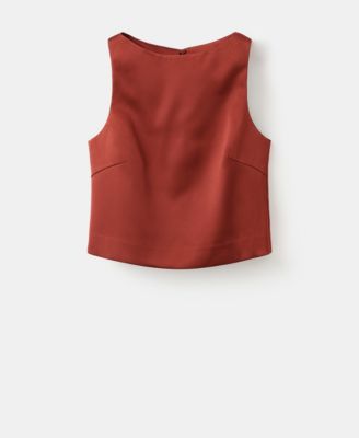 Women's Bows Satin Top