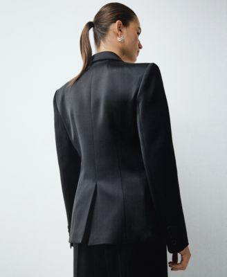 Women's Satin Suit Jacket