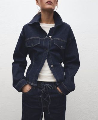 Women's Drawstrings Flared Jeans