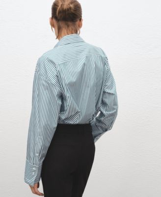 Women's Oversize Striped Shirt