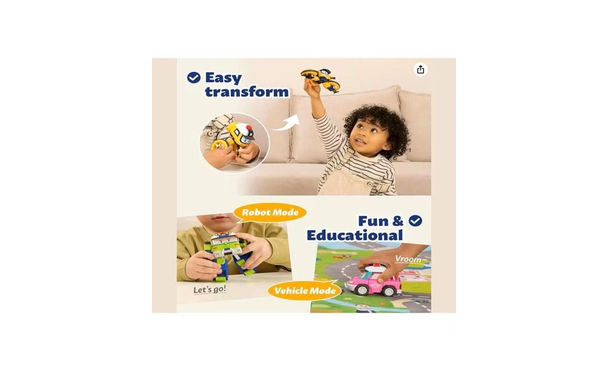 Robocar Poli 4" Transforming Robot