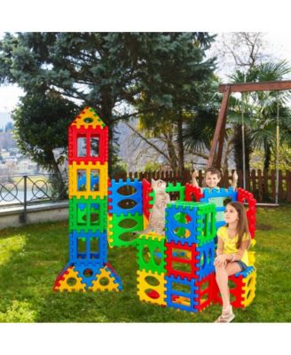 32 Piece Big Waffle Block Building Set