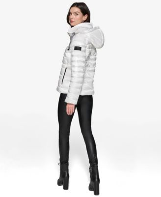 Women's Drawstring Puffer Coat