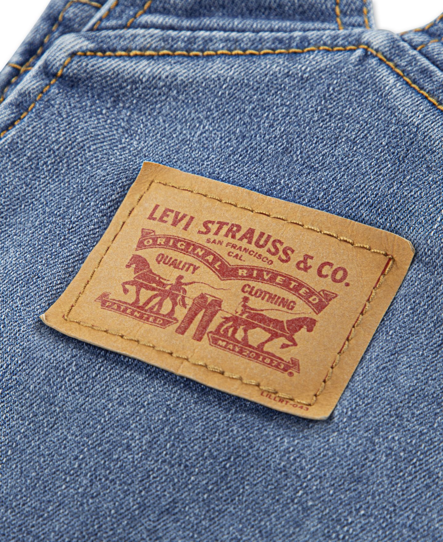 Комбинезон Levi's Loose Tapered Overalls для мальчиков-малышей, цвет: Индиго — фото 4