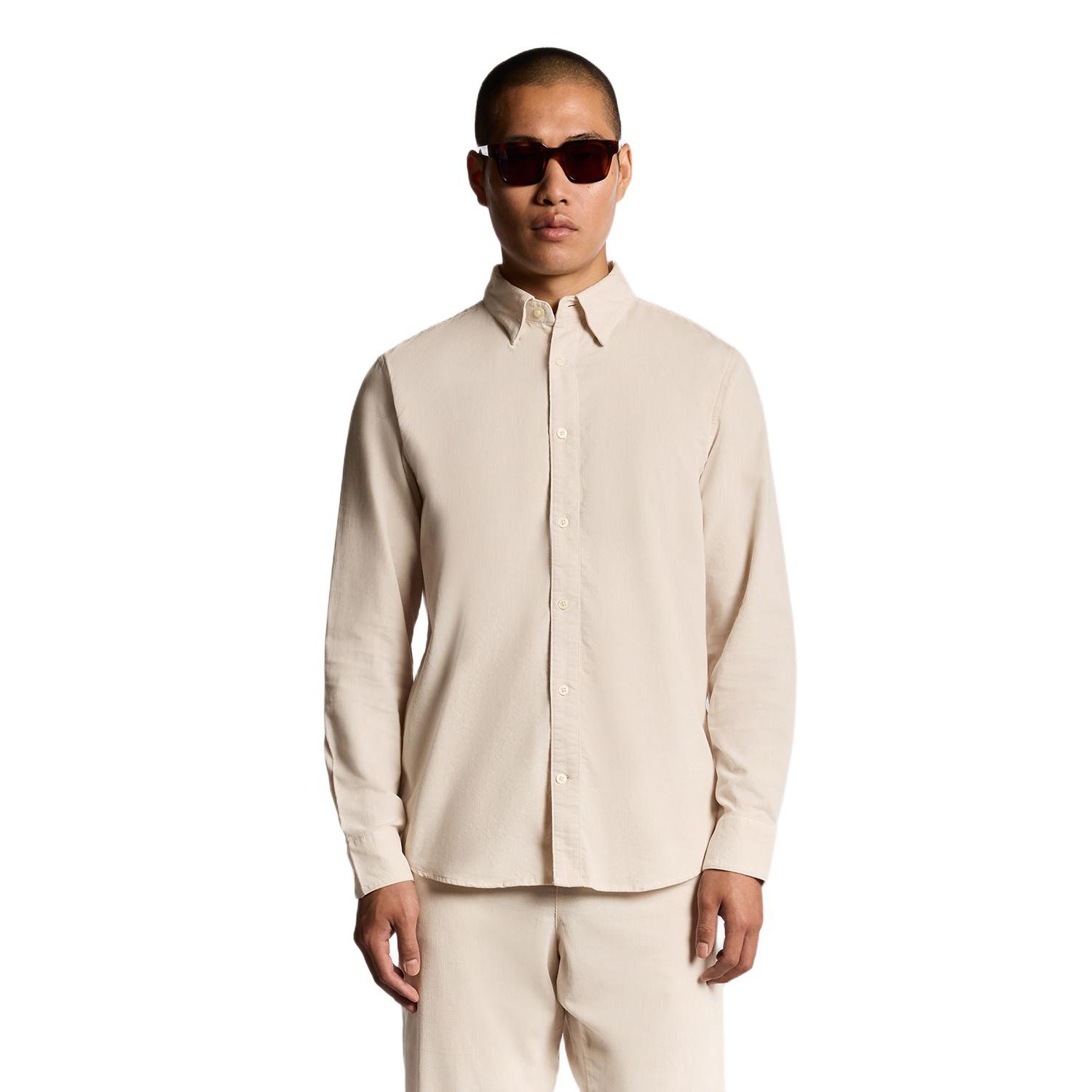 Men's Long Sleeve Micro Corduroy Shirt