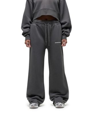 Women's Vintage Grey Relaxed Joggers