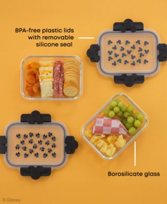 Disney Mickey  Minnie Food Storage Containers, Set of 2