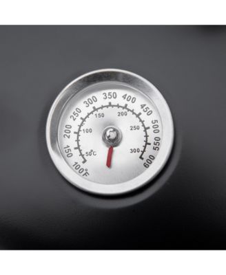 3-In-1 Outdoor Charcoal BBQ Smoker and Grill with 2 Cooking Racks