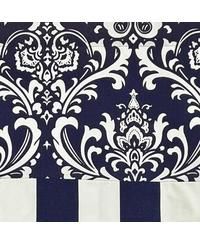 Ozbourne Style Banded 3" Rod Pocket Valance 50" x 16" Navy