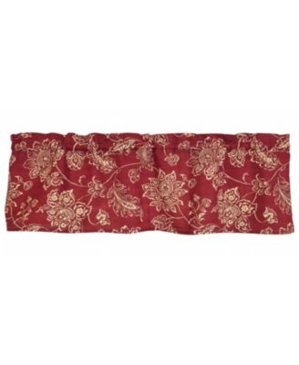 100% Cotton High Quality Reagan Tailored Window Valance with 1.5" Rod Pocket 50" W X 12"