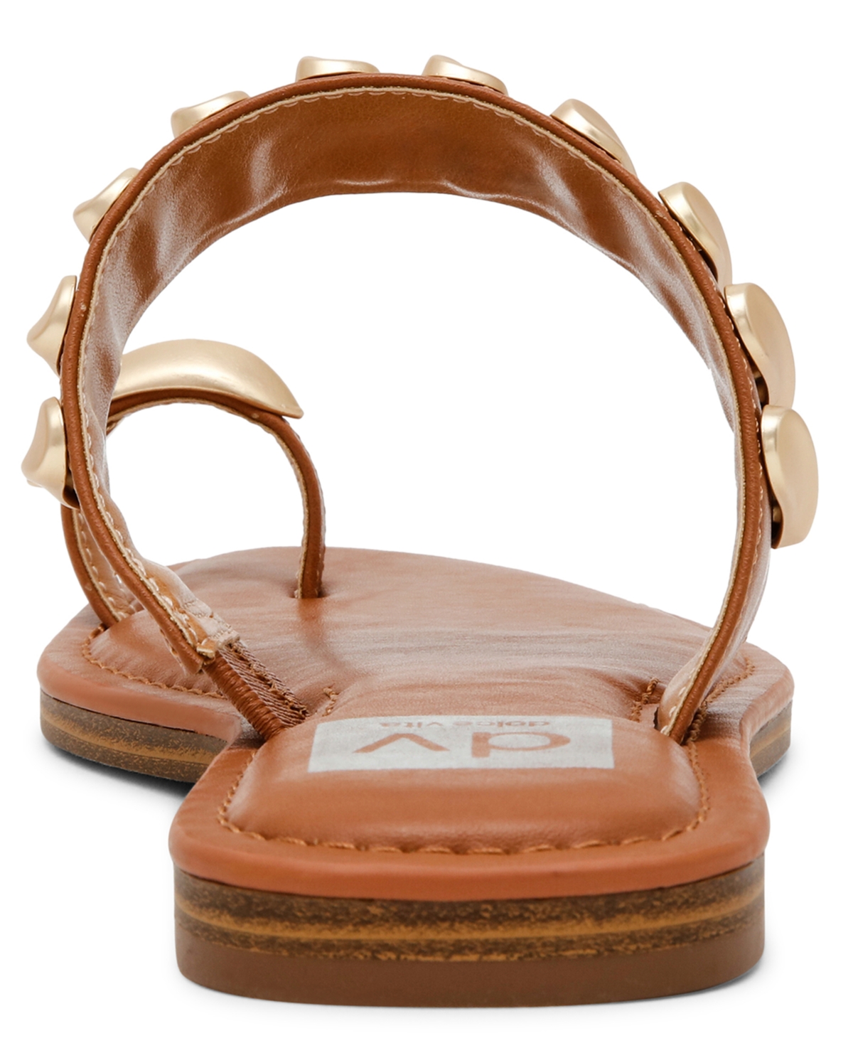 Dv Dolce Vita Women's Jayson Jewelry Embellished Thong Toe Ring Flat Sandals