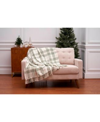 Red Tartan Plaid Throw Blanket