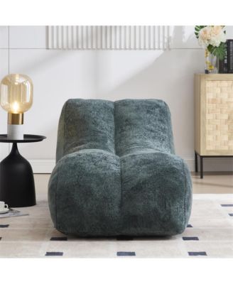 Creative Bean Bag Sofa Chair High-Resilience Sponge Filled Lounger for Living Room & Bedroom