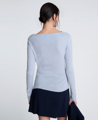 Women's Cowl Neck Long-Sleeve Sweater