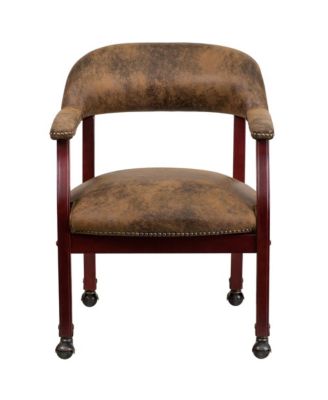 Conference Chair with Accent Nail Trim and Casters
