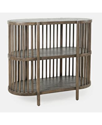 Rhapsody Mid-Century Modern 36" Open Storage Console Bookcase