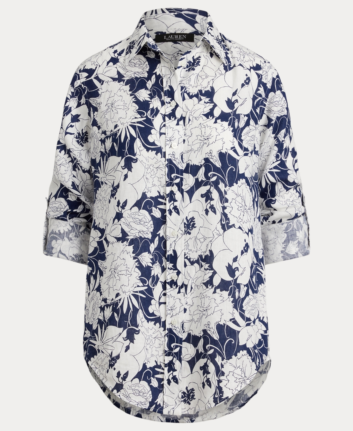 Lauren Ralph Women's Relaxed Fit Floral Shirt