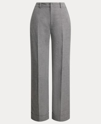 Women's Basket-Weave Cropped Pants