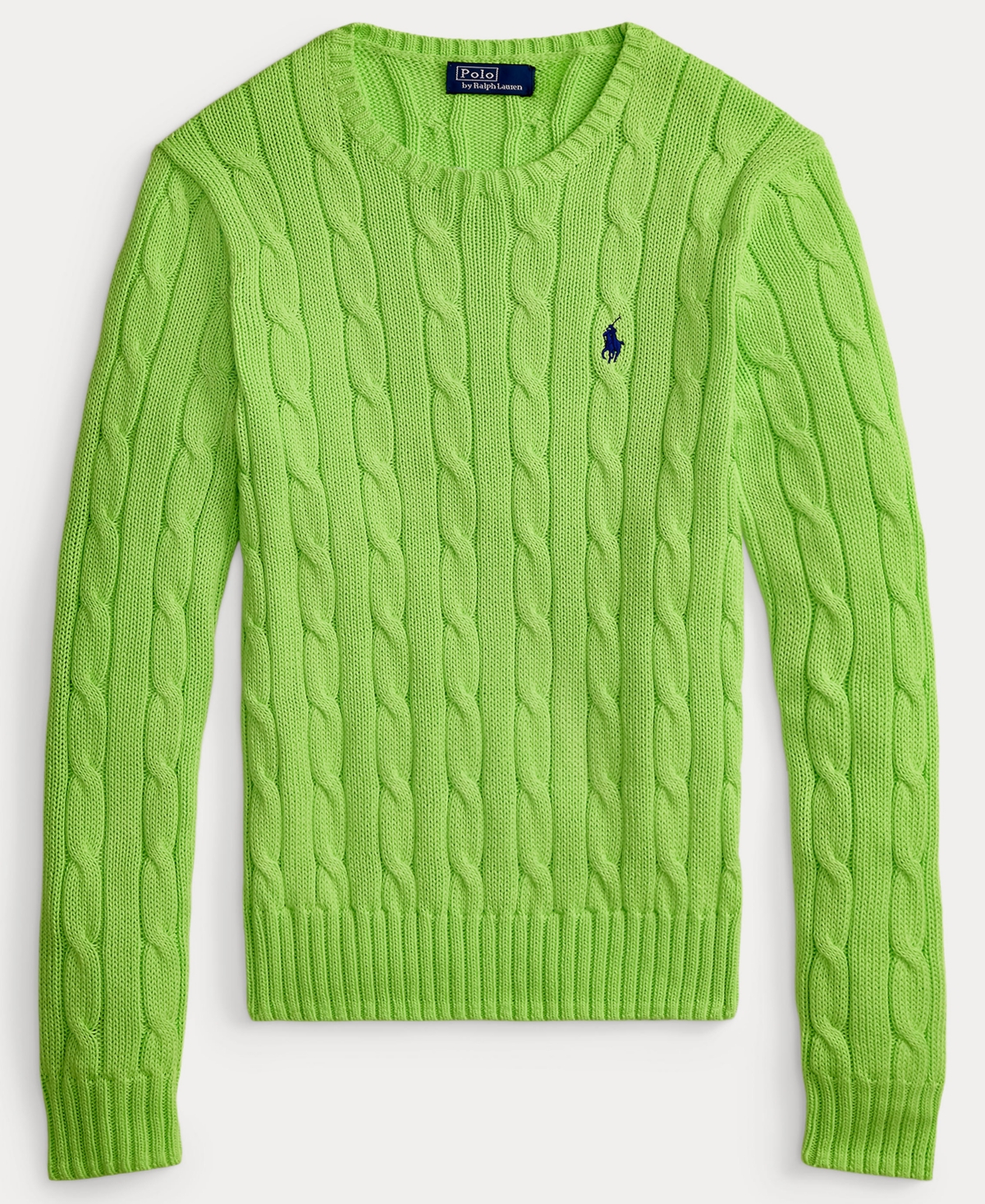 Polo Ralph Lauren Women's Cable-Knit Cotton Crewneck Sweater