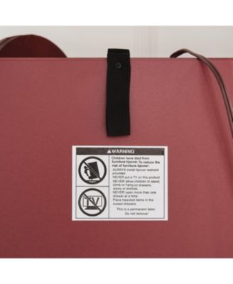 Streamdale Lighted Corner Curio Cabinet - Cherry